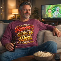 Load image into Gallery viewer, If I were getting up for a beer Long Sleeve T-Shirt