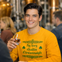 Load image into Gallery viewer, Ag lorg Éireannaigh Unisex Longsleeve T-shirt