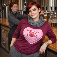 Load image into Gallery viewer, Wish You Were Beer Women's Long Sleeve T-Shirt