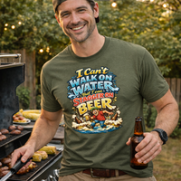 Load image into Gallery viewer, I can't walk on water Unisex T-Shirt