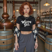 Load and play video in Gallery viewer, Whiskey Girl Ribbed Long Sleeve Baby Tee